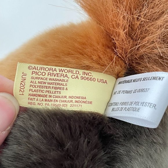 Miyoni by Aurora Plush Red Panda 2021 Realistic Stuffed Animal Toy 9" Inch - Picture 10 of 11